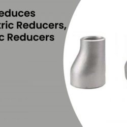 Concentric and eccentric reducers maintain the same center line elevation